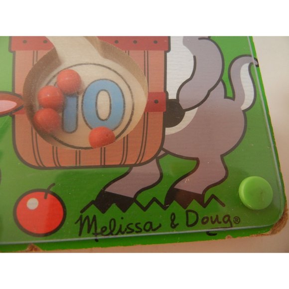 Melissa & Doug Number Maze 9 X 12" counting board - Picture 3 of 8